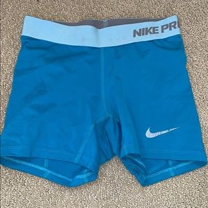Blue Nike pros